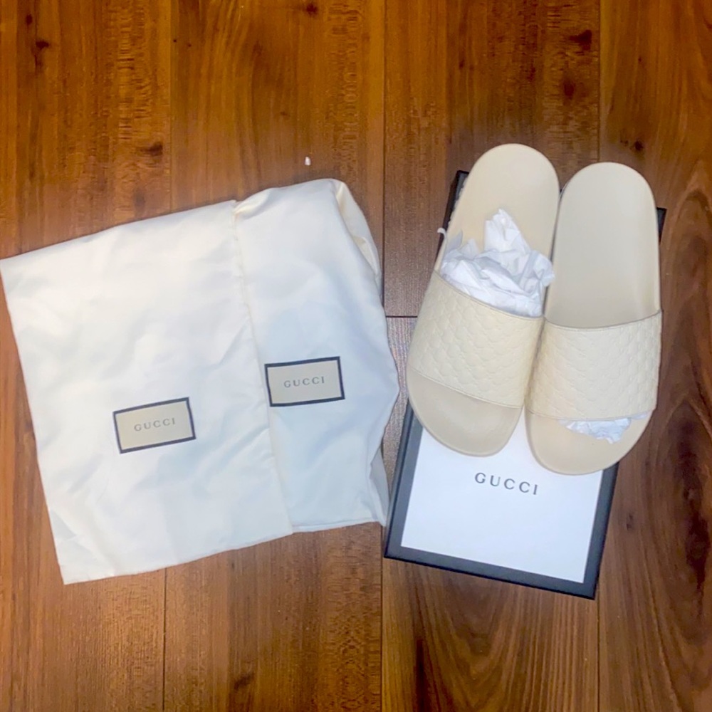 Gucci pool slides